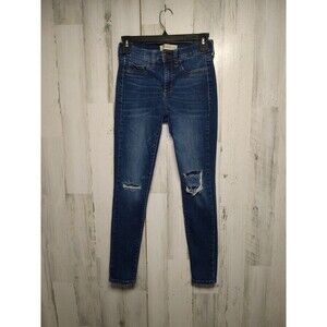Gap Easy Leggings Jeans Womens Size 25R Blue Denim Dark Wash Stretch
